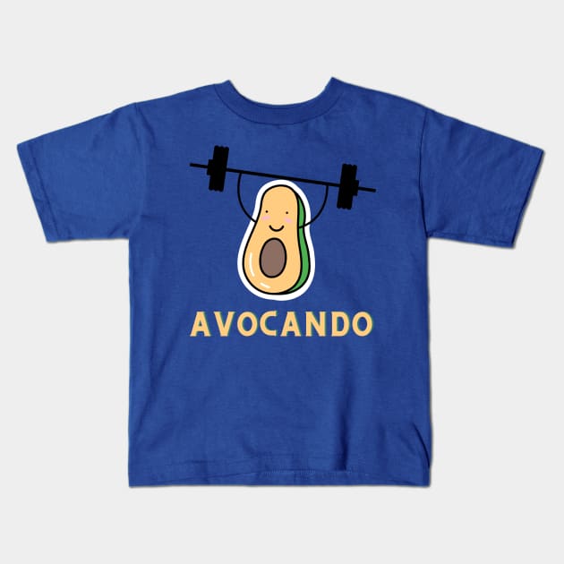 Avocando! Kids T-Shirt by ZigyWigy